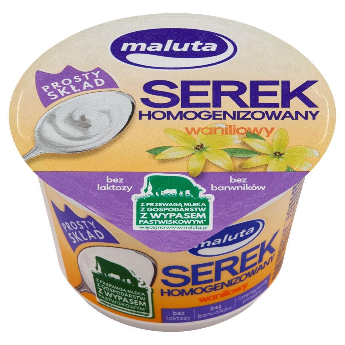 Serek homogenizowany waniliowy Prosty Skład 200g bez laktozy