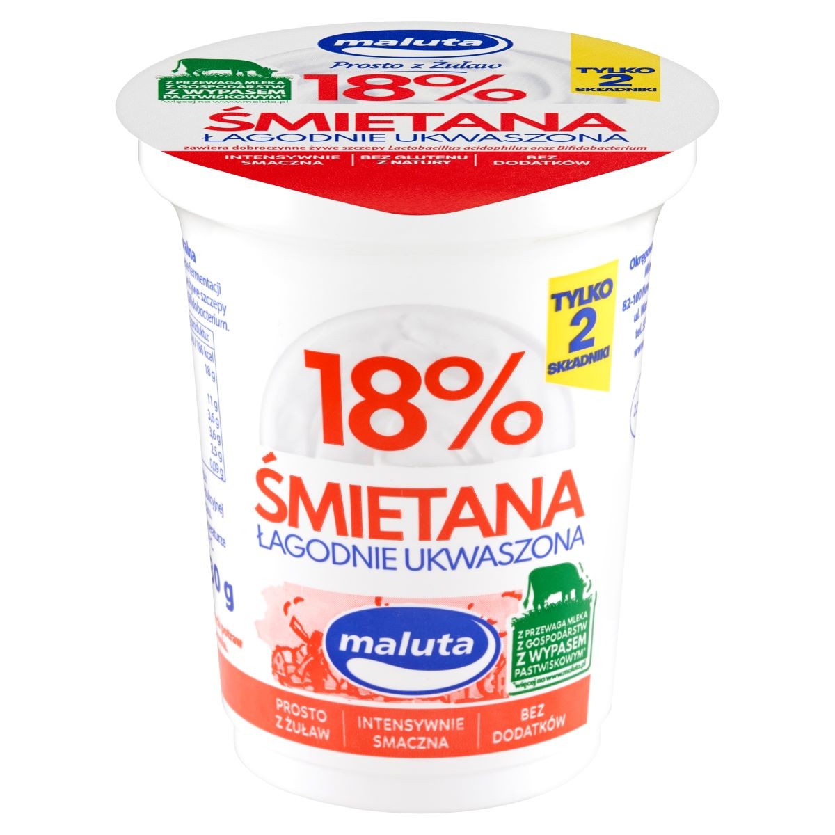 Śmietana 18% tł. 330g