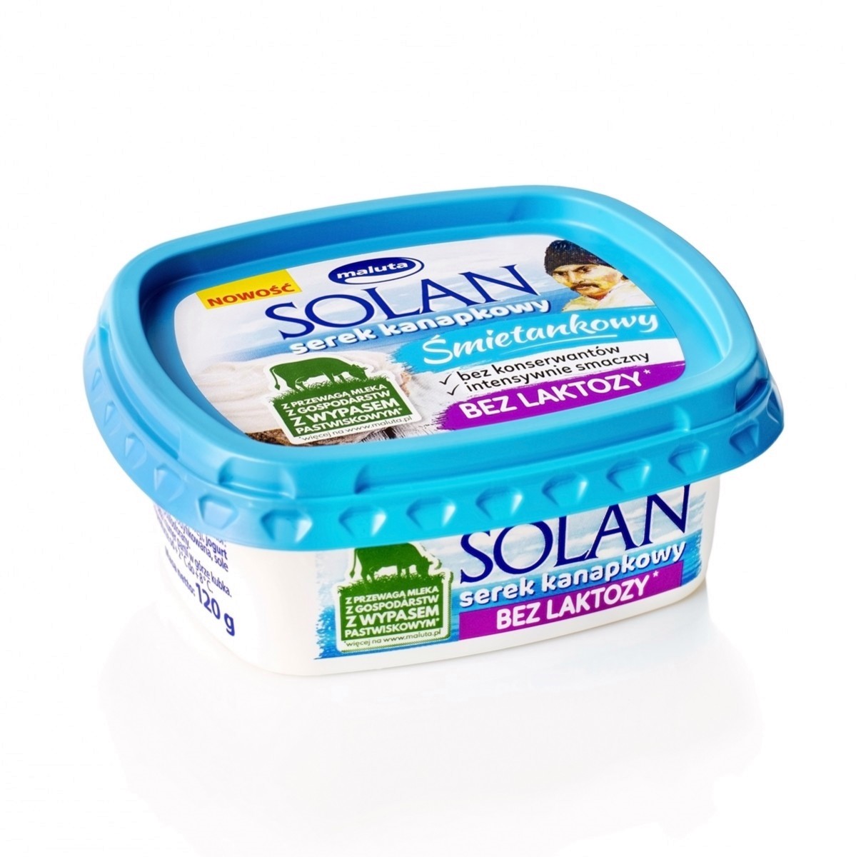 Solan - serek kanapkowy bez laktozy 120g